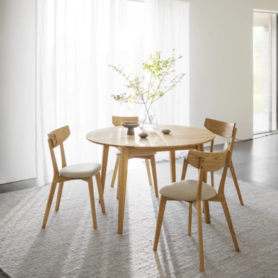 Eetkamerstoel eikenhouten Ami