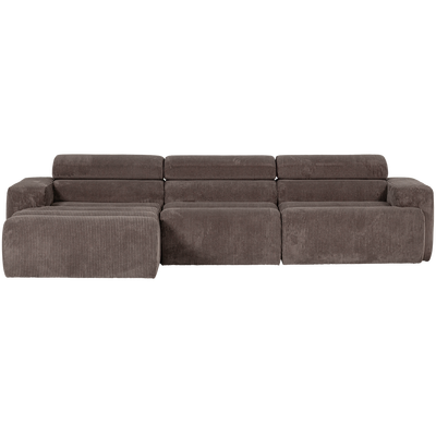 Novi chaise longue bank links oranje melange