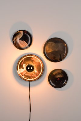 Bold Monkey wandlamp No food here (set van 4)