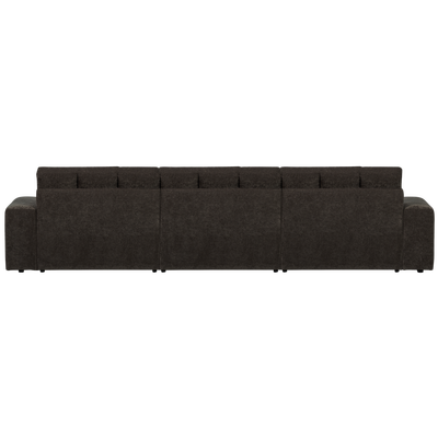 Second date chaise longue links velvet antraciet