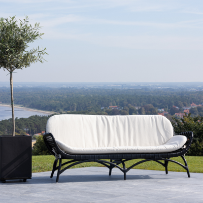 Tuin loungebank Brenda - met zitkussens