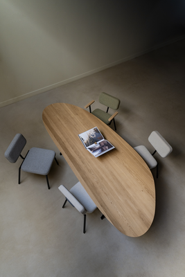 Studio HENK tafel Slim Co Blob, zwart frame - Smart Collectie