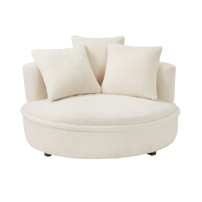 Loveseat Rollins teddy naturel