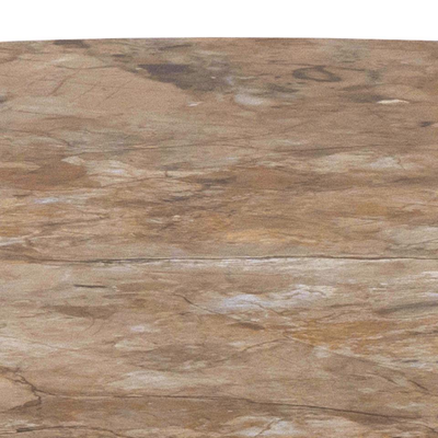 Marly ronde eettafel keramiek wit - Ø90x75 cm