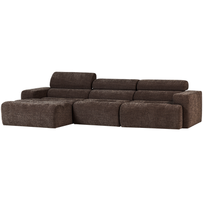 Novi chaise longue bank links oranje melange