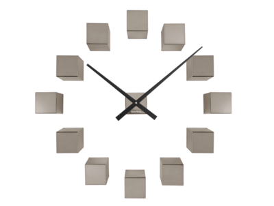 Wandklok DIY Cubic Metallic