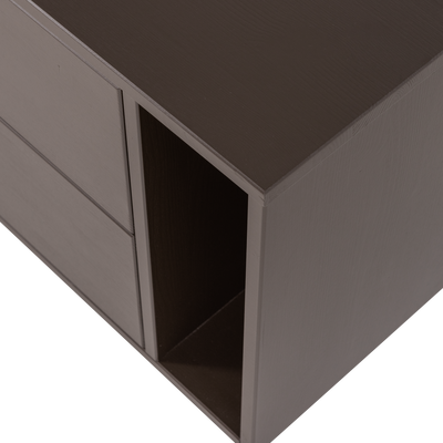 Settle down tv meubel 200 cm grenen middenbruin [fsc]
