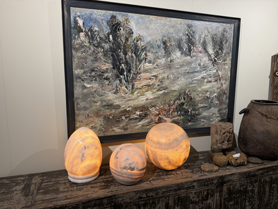 Ei lamp onyx uniek