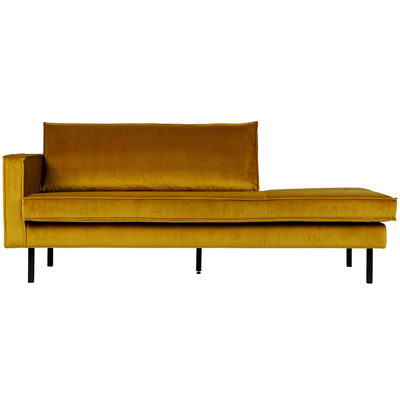 Rodeo daybed links structure velvet brass