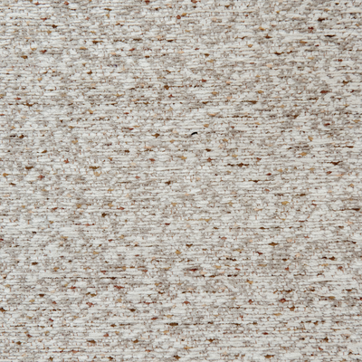 Modern Mist wit gestructureerd vloerkleed met stippenpatroon