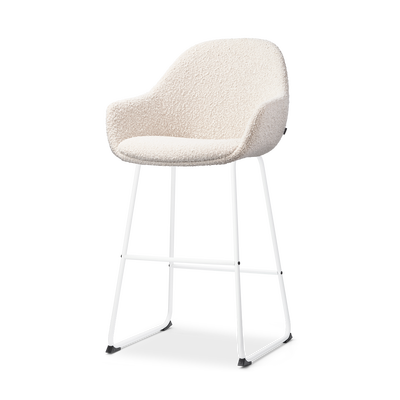 Barkruk Nino-Mae wit onderstel