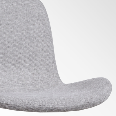 Eetkamerstoel Noa-Fé gestoffeerd - zwart onderstel