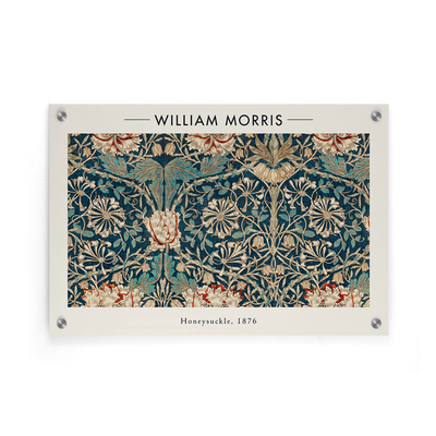 Walljar plexiglas schilderij - William Morris - Honeysuckle