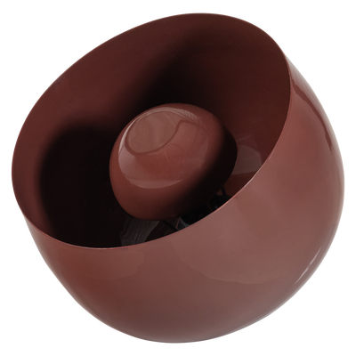 Mero tafellamp 25xo26 cm metaal hoogglans rood