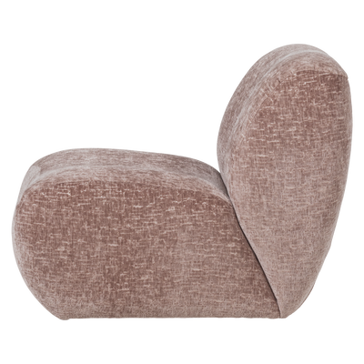 Nomu fauteuil grove chenille lichtbruin [fsc]