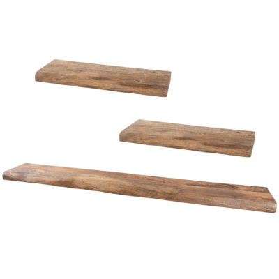 Wandplank Pure Mangohout - set