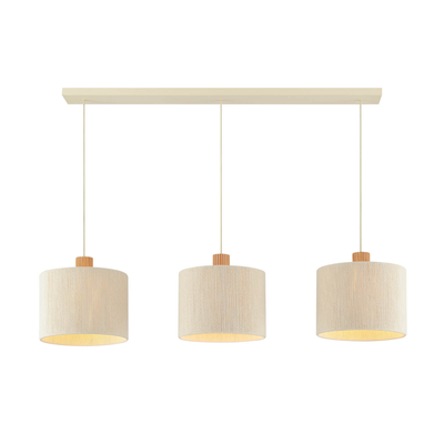 Arjan Hanglamp 3-lichts balk Beige