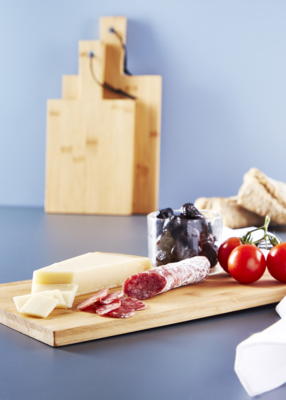 Serveerplank Dille hout bamboe - set van 3