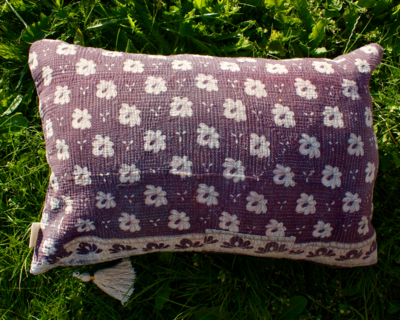 Kussen Kantha vintage 40x60 cm