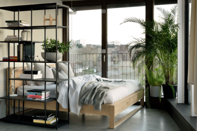 Ethnicraft bed Nordic II Oak 180x200 cm
