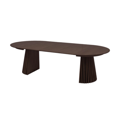 Uitschuifbare houten eettafel Alko - 120 tot 240 Walnoot