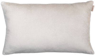 Kussen corduroy licht zand rechthoek