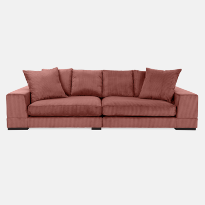 Mino 3-zits Ribcord29cerise
