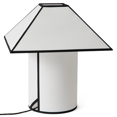 Ava Pyramid table lamp white