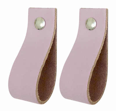 Leren handgrepen - De lus - maat XS | set van 2 - incl. 4 schroefjes