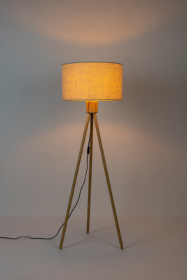Zuiver vloerlamp Fan Bamboo