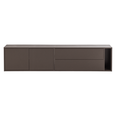 Settle down tv meubel 200 cm grenen middenbruin [fsc]