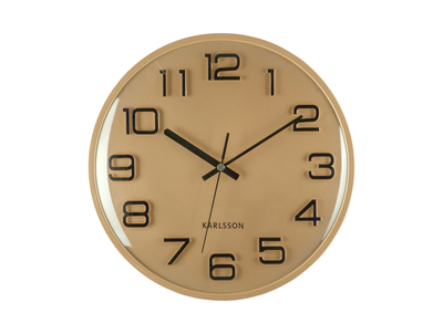 Wandklok 3D Numbers