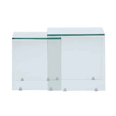Cornelis glazen bijzettafel set