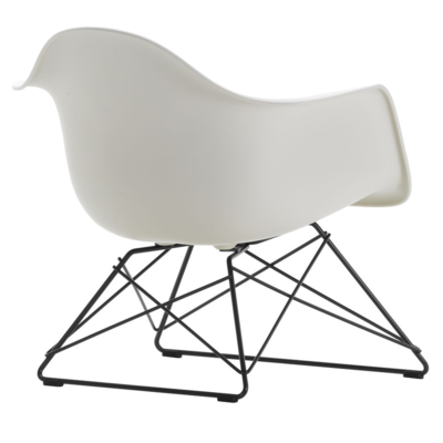 Vitra loungestoel Eames LAR zwart onderstel