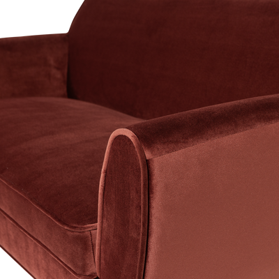 Rocco bank 150 cm velvet off white [fsc]
