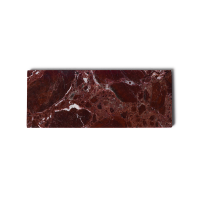 Dienblad marmer rood S