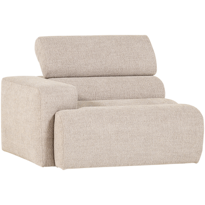 Novi 1-zits element arm links boucle karamelbruin