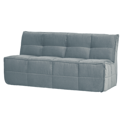 Cluster eetbankje met rugleuning boucle khaki bruin