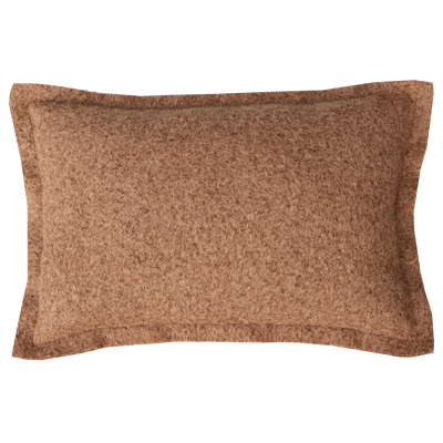 Kussen wol boucle mocha mousse
