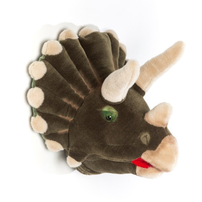 Pluche dierenkop dino Adam