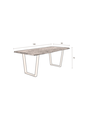 Dutchbone eettafel Aka