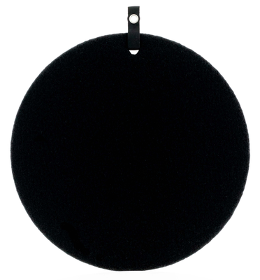 Memo prikbord Wolvilt zwart 60 cm