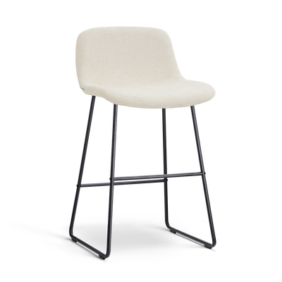 Barkruk Nino-Mats zwart onderstel 65 cm