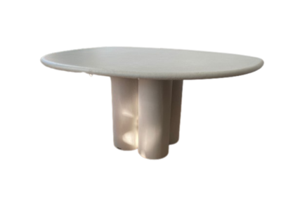 Bogard Eettafel beton wit