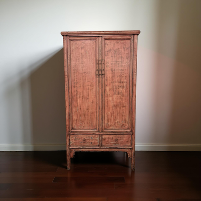 kast 2 deur 2 la roze/rood uniek