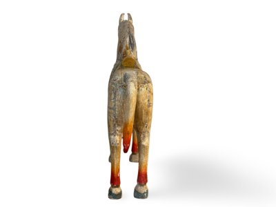 Paard hout mixed color unieke
