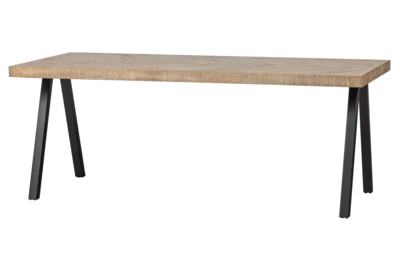 WOOOD tafel Tablo mango visgraat 180x90