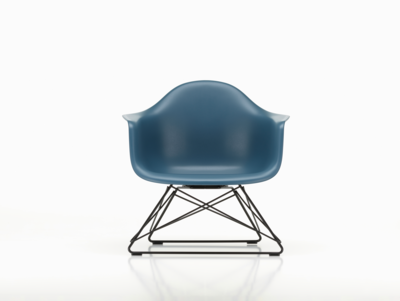 Vitra loungestoel Eames LAR zwart onderstel
