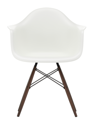 Vitra stoel Eames DAW donker esdoorn onderstel