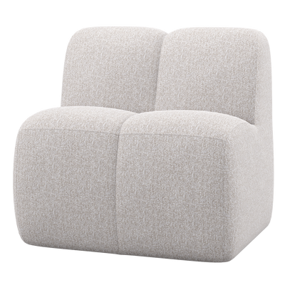 Mojo eetbank 84 cm met rugleuning wollig bruin